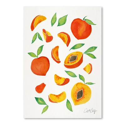 Peaches by Cat Coquillette  Poster Art Print - Americanflat