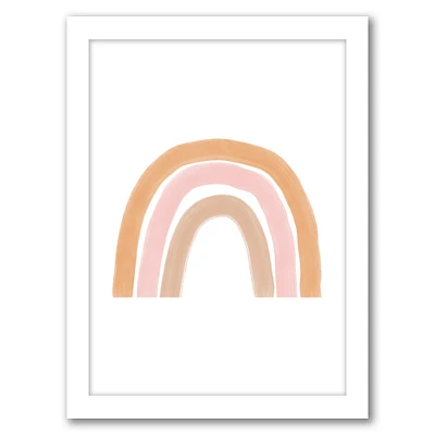 Rainbow Blush Peach Portrait by Amy Brinkman Frame  - Americanflat