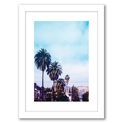 La Hollywood Sign by Digital Keke Frame  - Americanflat