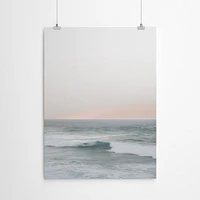 Ocean Waves On Sunset by Tanya Shumkina  Poster Art Print - Americanflat