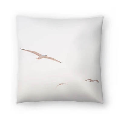 Seagulls In The Sunset Sky Throw Pillow Americanflat Decorative Pillow