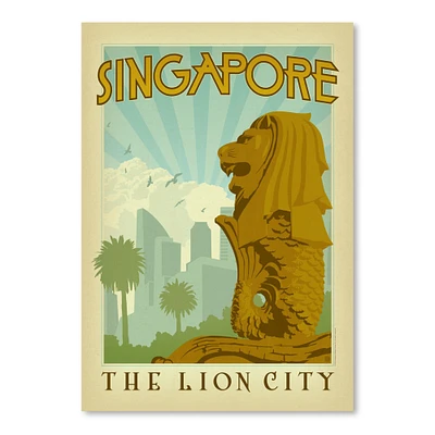 Singapore by Anderson Design Group  Poster Art Print - Americanflat