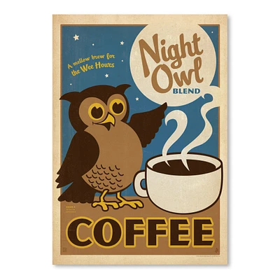Night Owl by Anderson Design Group  Poster Art Print - Americanflat