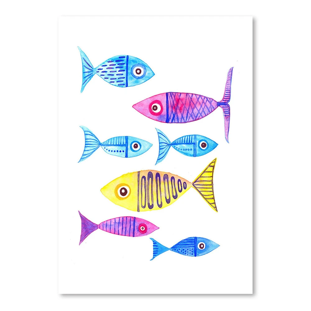 Fish Cluster 4 by T.J. Heiser  Poster Art Print - Americanflat