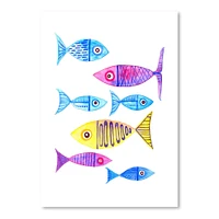 Fish Cluster 4 by T.J. Heiser  Poster Art Print - Americanflat