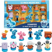 PMI International Blues Clues Stamps 12pk Tickety Josh Shovel Pail Slippery Soap Magenta Paprika