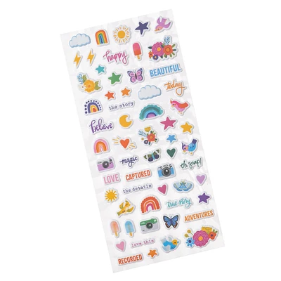 Shimelle Main Character Energy Stickers 60/Pkg-Mini Puffy