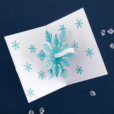 Spellbinders Pop-Up Snowflake Etched Dies from the Bibi's Snowflakes Collection by Bibi Cameron