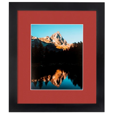 ArtToFrames 20x26" Matted Picture Frame with 16x22" Single Mat Photo Opening Framed in 1.25" Black and 2" Mat (FWM-3926-20x26)