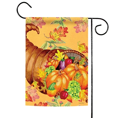 Toland Home Garden Orange and Green Call of Autumn Outdoor Rectangular Mini Garden Flag 18" x 12.5"