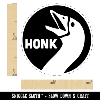 Goose Honk Laugh Self-Inking Rubber Stamp for Stamping Crafting Planners