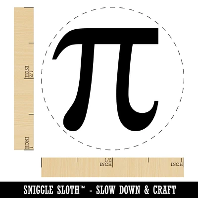 Pi Symbol Self-Inking Rubber Stamp for Stamping Crafting Planners
