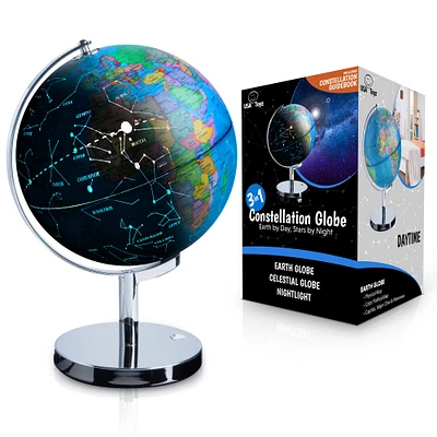 USA Toyz Illuminated Globe for Kids Learning - 9" Diameter