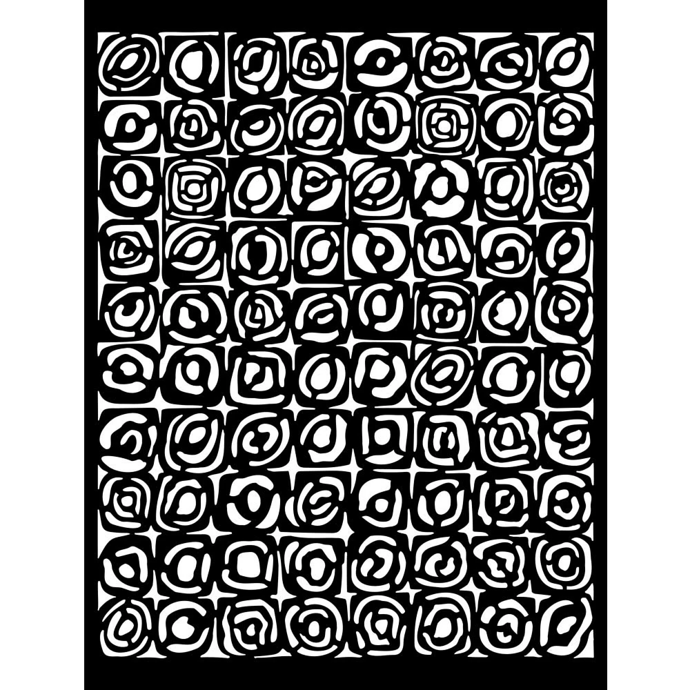 Stamperia Stencil 7.87"X9.84"-Pattern, Bauhaus