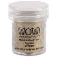 Wow! Embossing Powder 15Ml-Gold Rich