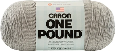 Caron One Pound Soft Graymix Yarn - 2 Pack of 454g/16oz - Acrylic - 4 Medium (Worsted) - 812 Yards - Knitting/Crochet