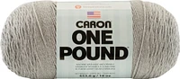 Caron One Pound Soft Graymix Yarn - 2 Pack of 454g/16oz - Acrylic - 4 Medium (Worsted) - 812 Yards - Knitting/Crochet