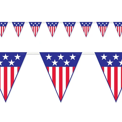 Spirit Of America Pennant Banner (Pack of 12)