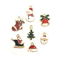 7 Piece Enamel Christmas Mix Charms