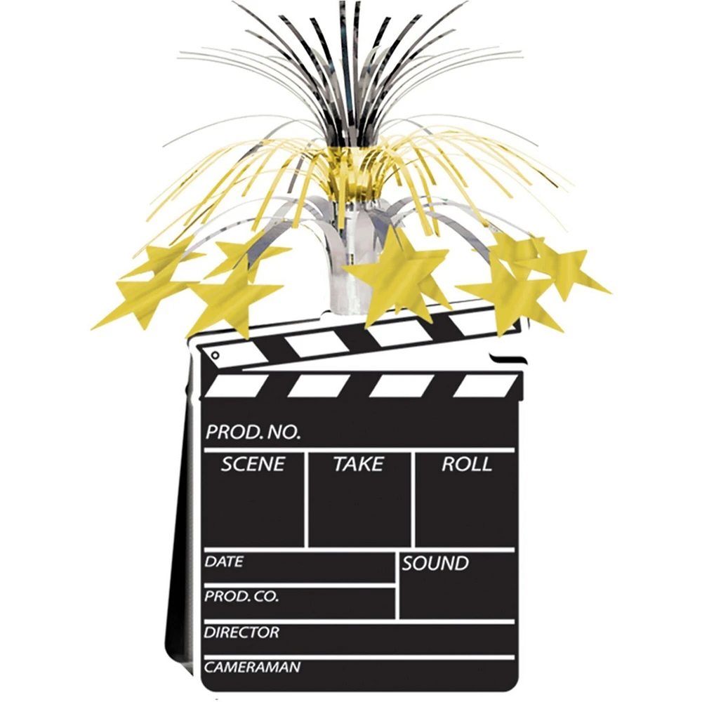 Movie Set Clapboard Centerpiece (Pack of 12)