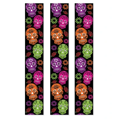 Day Of The Dead Party Panels, (Pack of 12)
