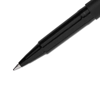 Uni-Ball Stick Roller Ball Pen, Micro 0.5mm, Black Ink/Barrel, 72/Pack