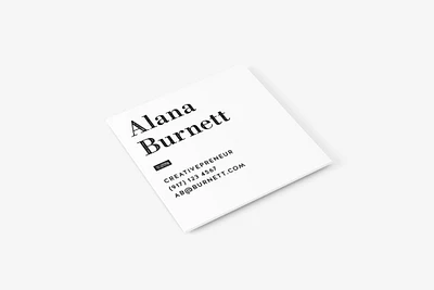 Square Business Card Stamp No. 14,