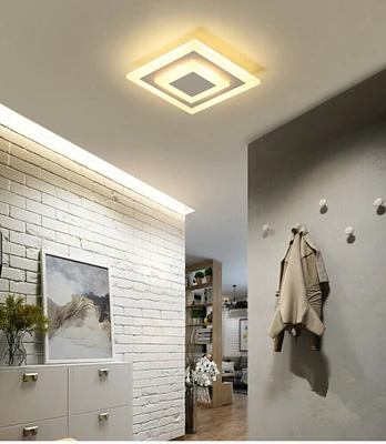 Kitcheniva Modern Square Flush Mount Ceiling Light Fixture