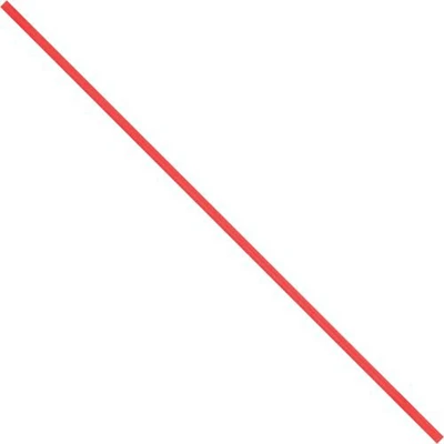 MyBoxSupply 8 x 5/32" Red Paper Twist Ties, 2000 Per Case