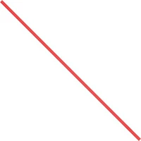 MyBoxSupply 8 x 5/32" Red Paper Twist Ties, 2000 Per Case