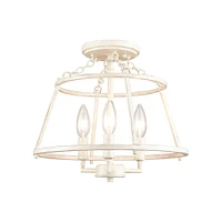 Elk Showroom Joanie 13 Wide 3-Light Semi Flush Mount