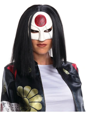 Adults Suicide Squad Super Hero Katana Wig Costume Accessory