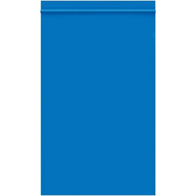 MyBoxSupply 5 x 8" - 2 Mil Blue Reclosable Poly Bags, 1000 Per Case