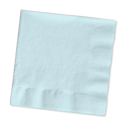 Party Central Club Pack of 240 Pastel Blue 2-Ply Disposable Beverage Napkins 5"