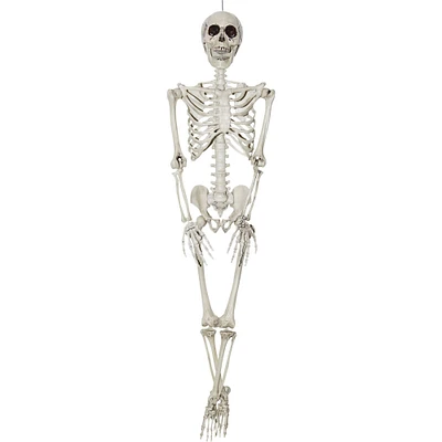 The Costume Center 36" White Realistic Hanging Skeleton Halloween Prop