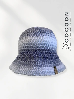 Crochet Bucket Hat, Beach Crochet Bucket Hat, Child Crochet Hat, Sun Hat, Striped Bucket Hat, Gardening Hat