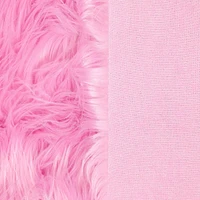 FabricLA Shaggy Faux Fur Fabric - 28" X 28" Inches Pre-Cut - Use Fake Fur Fabric for DIY, Craft Fur Decoration, Fashion Accessory, Hobby