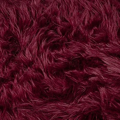 FabricLA Shaggy Faux Fur Fabric - 8" X 8" Inches Pre-Cut - Use Fake Fur Fabric for DIY, Craft Fur Decoration, Fashion Accessory, Hobby