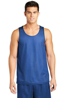Premium Classic Mesh Reversible Tank, Active Wear Sleeveless Tee | 3.6-ounce, 100% polyester mesh with PosiCharge technology | High-tech