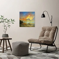 Sunset by Sandra Francis 10x10 Gallery Wrapped Canvas - Americanflat