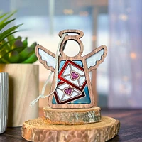 3.5" Mother's Angels® Letters of Love Ornament - Handcrafted in Texas - Mother's Day and Valentine's Day Gifts, Spring Decor Gifts for Women