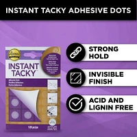 Aleene's Instant Tacky Adhesive Dots 1/2 Inch 120 pc.