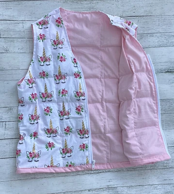 Weighted vest for kids unicorns sensory autism