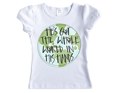 He's Got the Whole World in His Hands Shirt - Short Sleeves