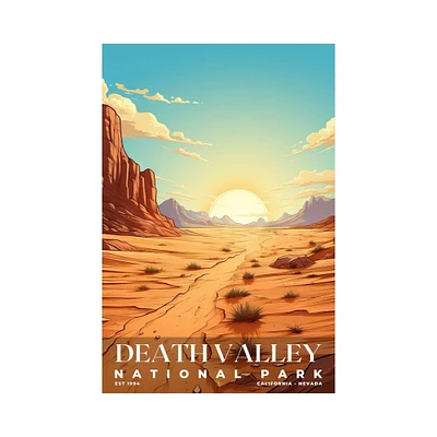 Death Valley National Park Poster, Travel Art, Office Poster