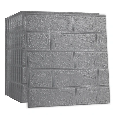 Kitcheniva 3D Foam Wall Panel Self Adhesive 20 Pcs