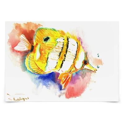 Copperhead Angelfish by Suren Nersisyan  Poster - Americanflat