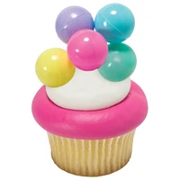 Pastel Balloon Cluster DecoPics® Cupcake Decoration, 12ct