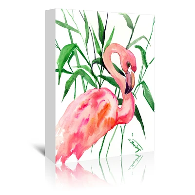 Flamingo by Suren Nersisyan Gallery Wrapped Canvas