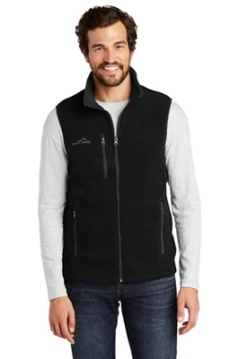 Eddie Bauer High-Quality Fleece Vest for Every Occasion| Made of 6.9-ounce, 100% polyester fleece, Breathable, Fashionable Sleeveless Jacket | Style and Warmth Combined High-Quality Fleece Vest with Fashionable Pockets